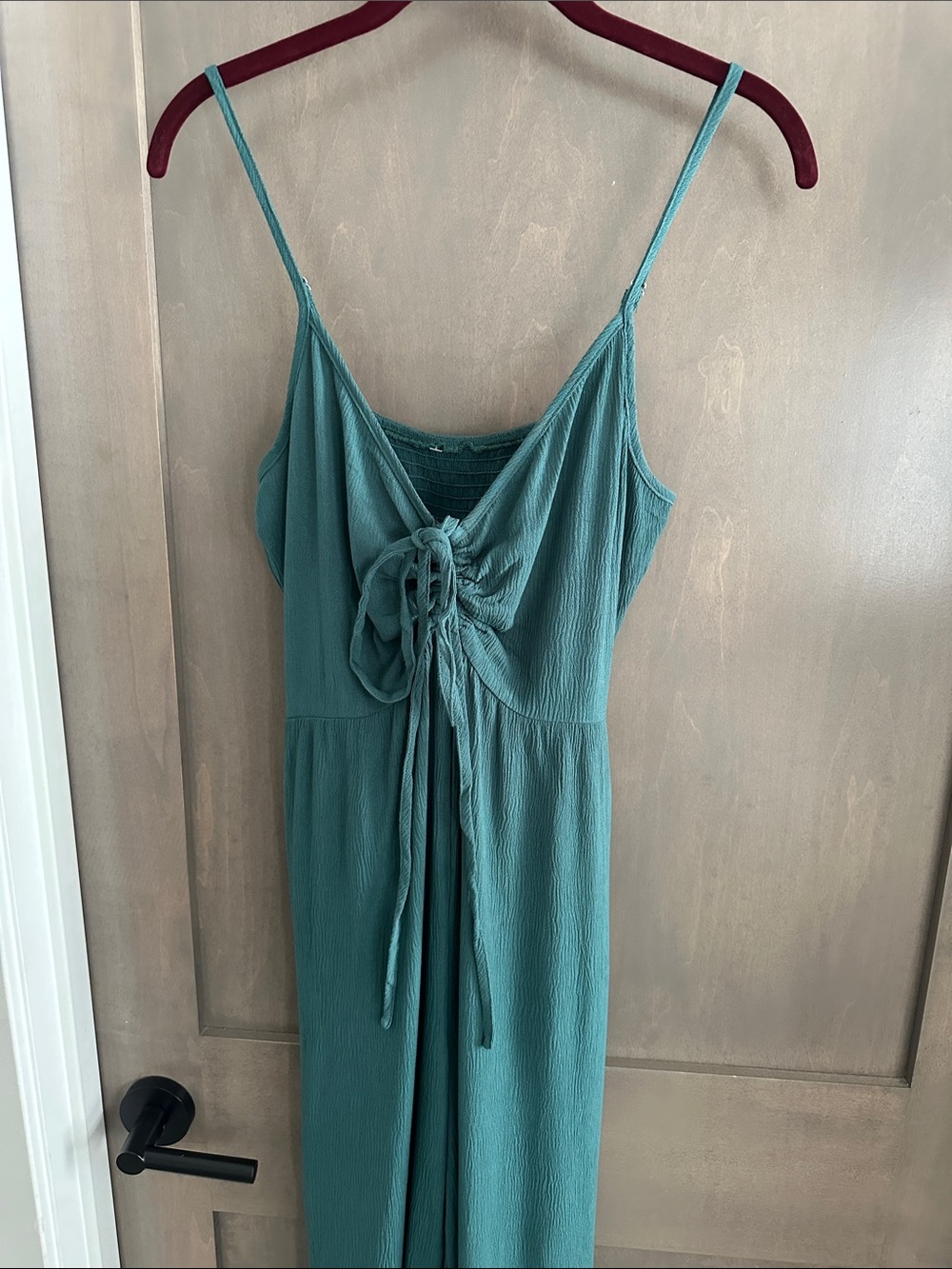 Cupshe Tie Front Cami Wide Leg Jumpsuit Size M NWT - Picture 6 of 14
